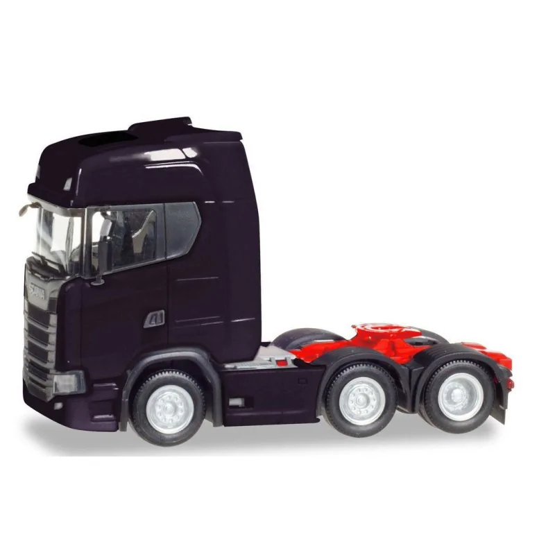 Herpa Scania Cs Hd X Tractor Black Herpa