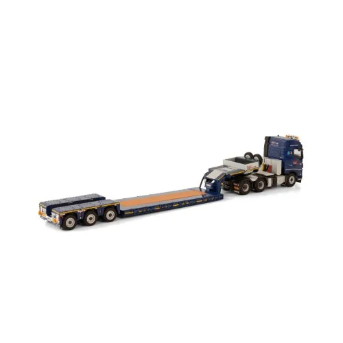 WSI 01-3701 VOLVO FH 4 GLOBETROTTER 6X4 LOW LOADER PENDEL X - 3 AX...