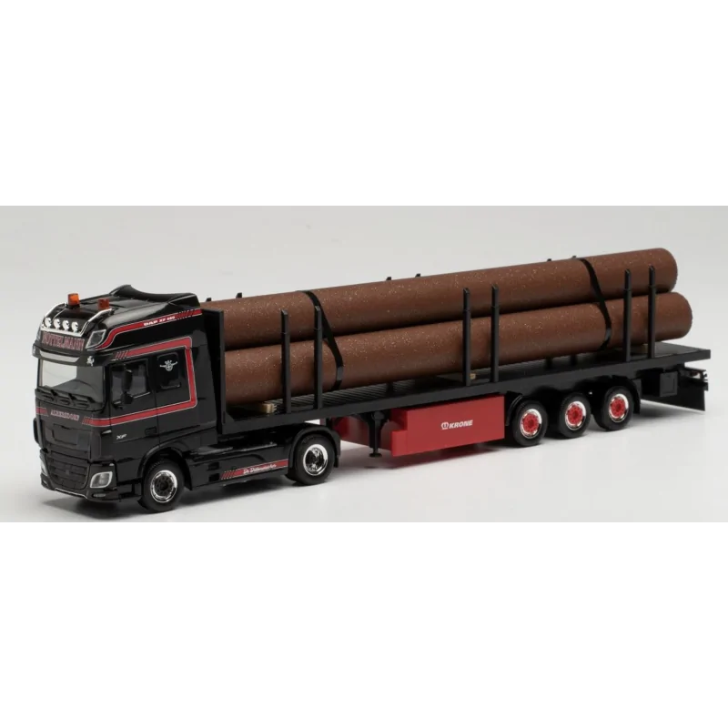 HERPA 313773 DAF XF SSC Flatbed Semitrailer With Load HERPA 1:87