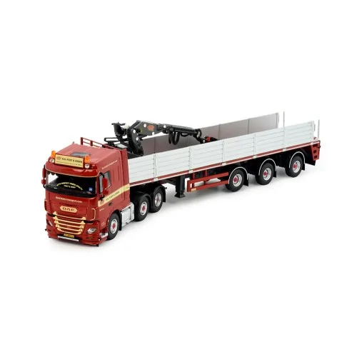 Tekno Daf Xf Space Cab X Met Assige Stenenoplegger Post