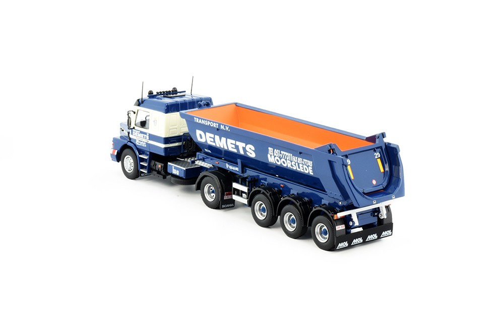 Tekno Scania Torpedo Met Assige Kipper Demets Tekno